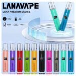 LANAVAPE皮革主機大功率 可調瓦發光顯示屏 通用一代煙彈：圖片 2